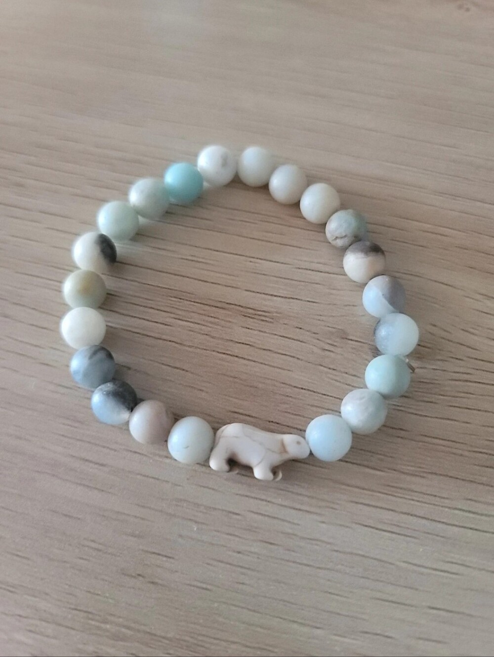 POLAR BEAR Stretch Beaded Bracelet